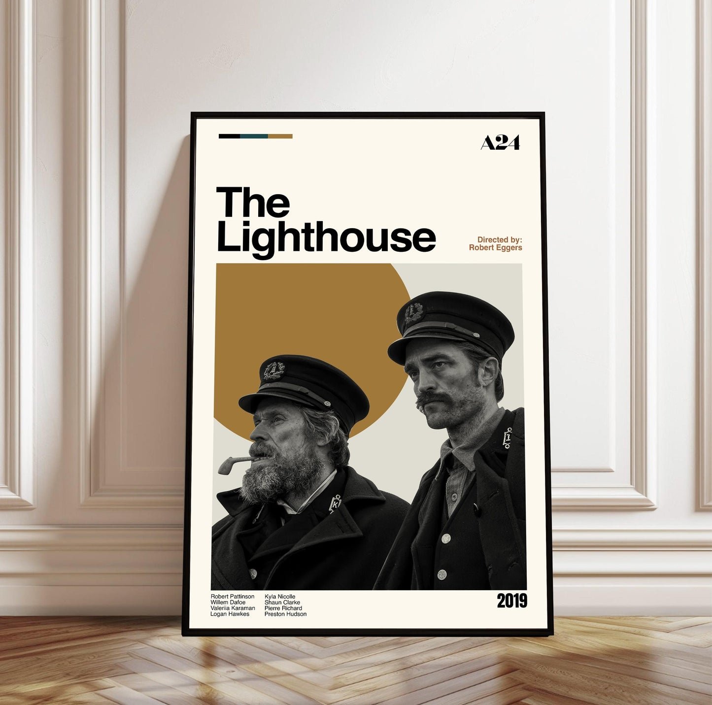 The Lighthouse Movie Poster: Mid-Century Modern Minimalist Print