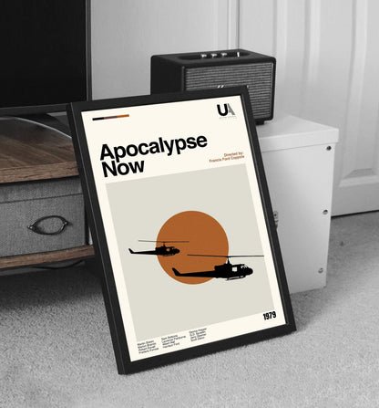 Apocalypse Now Movie Poster: Minimalist Mid-Century Modern Art Print