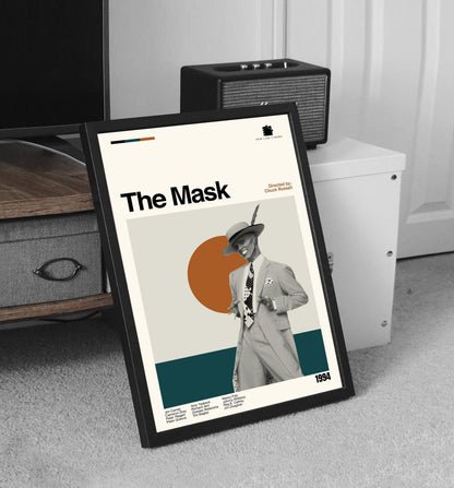 The Mask Movie Poster – Mid-Century Modern Minimalist Art Print
